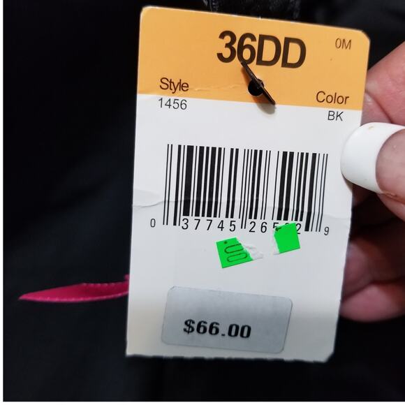 Maidenform Black Lace Embellished Bodysuit Style 1456 Size 36DD - NWT's - Picture 9 of 12